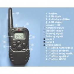 Dobíjací obojok Petrainer PET998DR