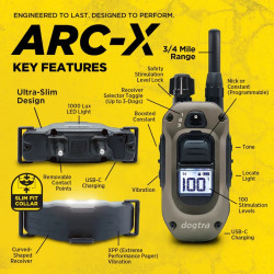 Elektronický výcvikový obojok Dogtra ARC-X
