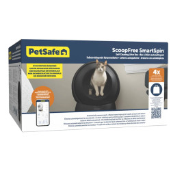 Automatická toaleta pre mačky PetSafe® ScoopFree SmartSpin™ - black
